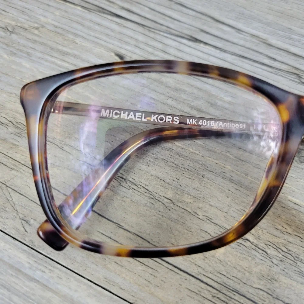 Michael Kors Eyeglass Frames MK4016 Antibes 3032 Purple Tortoise Women 53-17-140